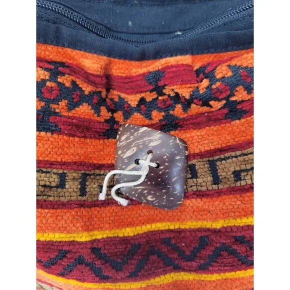 Rukuray Hippie Hobo Bag Boho Crossbody Woven Festival Art To Wear Tribal Y2K - Picture 14 of 14